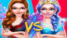 Fairy Princess Dress Up VS Witch Makeup