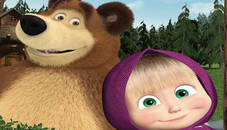 Farm Masha and the Bear Educational Games online