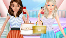 Fashion Girls Shopping For Summer