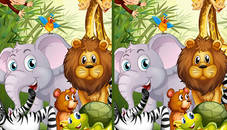 Find Seven Differences Animals