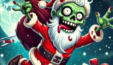 Flappy Zombie Santa Christmas Game