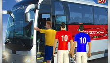 Football Players Bus Transport Simulation Game