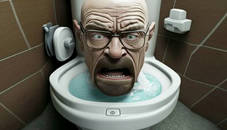 Funny Skibidi Toilet Face