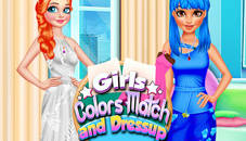 Girls Colour Match and Dress up