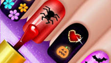 Glow Halloween Nails - Polish & Color