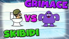 Grimace Vs Skibidi