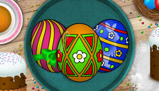 Handmade Easter Eggs Coloring Book