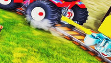 Heavy Duty Tractor Towing Train Games