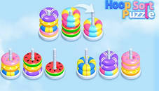 Hoop Stack Sort Puzzle 3D Game