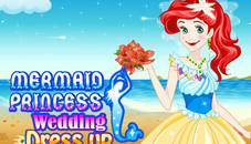 Mermaid Princess Wedding Dress up