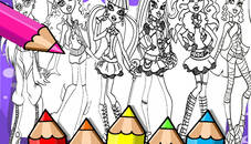 Monster High Coloring Book