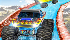 Monster Truck Water Surfing : Truck Racing Games