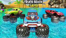 Monster Truck Water Surfing: Truck Racing Games