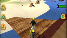 Moto Beach Jumping Simulator Game