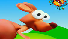 New game kangaroo jumping and running