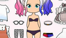 Paint Doll Dress Up: Makeup Game