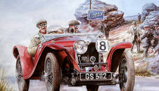 Painting Vintage Cars Jigsaw Puzzle 2