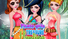 Pirate Girls Treasure Hunting