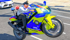 Police Bike Stunt Race Game