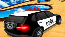 Police Prado Car Stunt Ramp Car Racing Game 3D