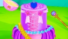 Princess Dress Cake - Fondant Cakes