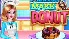 PRINCESS MAKE DONUT COOKING