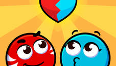 Red and Blue Ball Cupid love