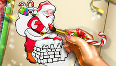 Santa Christmas Coloring