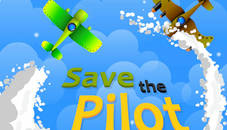 Save The Pilot Airplane HTML5 Shooter Game