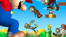 Super Mario Shooting Zombie