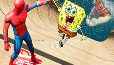 Super spongebob spiderman