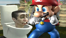 Super Spy Mario VS Skibidi Toilet