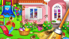 Sweet Home Cleaning : Princess House Cleanup Game