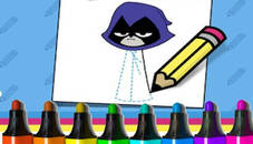 Teen Titans Go! How to Draw Raven