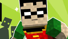 teen titans go minecraft teenage runner 3d