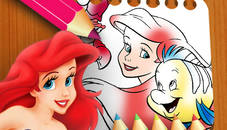 The Little Mermaid Coloring Book