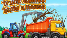 Truck games - build a house