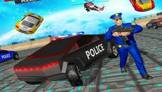 US Police CyberTruck Chase