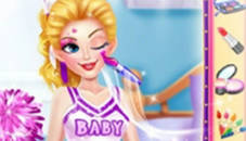 Vampire Princess Cheerleader Girl Makeover