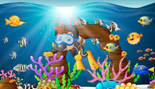 Water Dive 2D: Underwater Survival