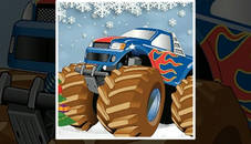 Winter Monster Truck Puzzles