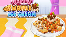 Yummy Waffle Ice Cream